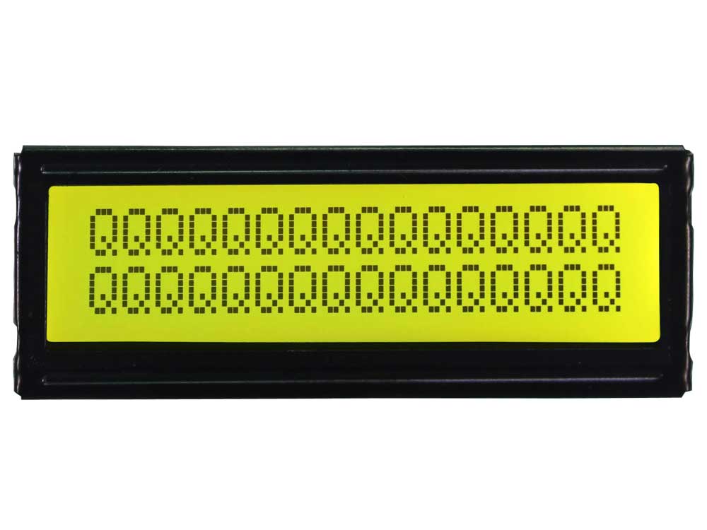 20 by 2 character stn positive display yellow background black letters lcd.jpg