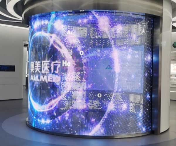 p10 1 transparent led flexible film screen