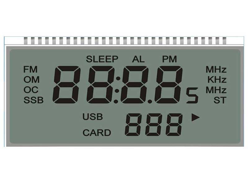 TN Segment Positive Reflective Display Grey Background and Black Letters LCD Panel.jpg