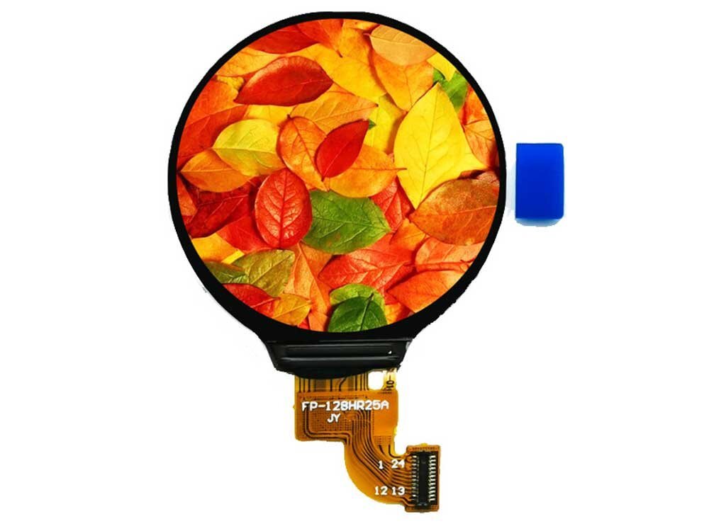 1.28 tft lcd 240240 for wearable application