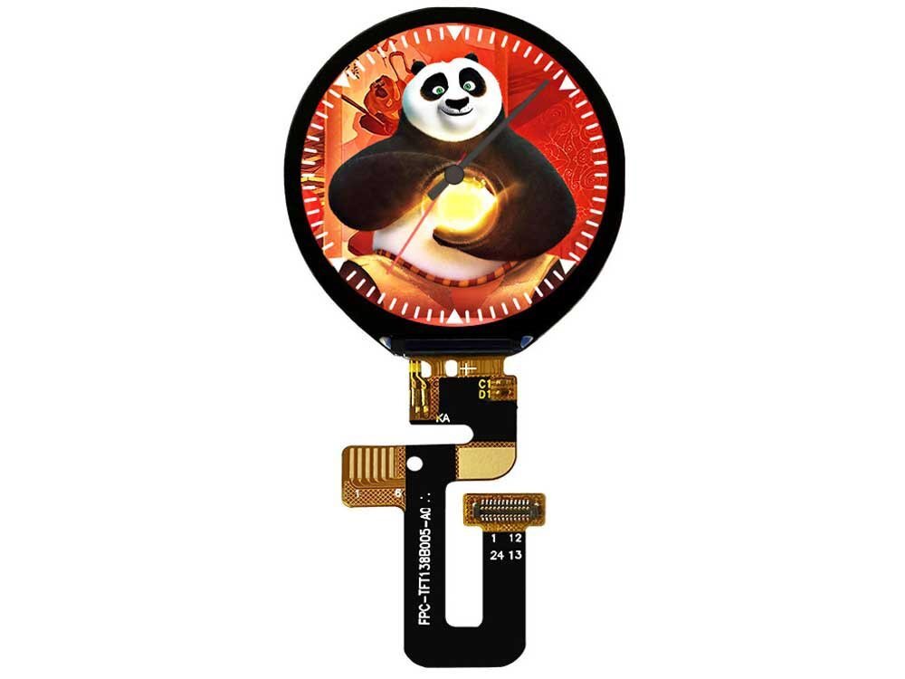 1.38 tft lcd 240240 for wearable application