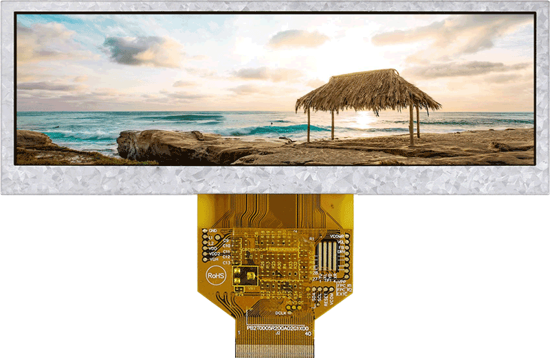 5.2 inch bar type wide lcd display