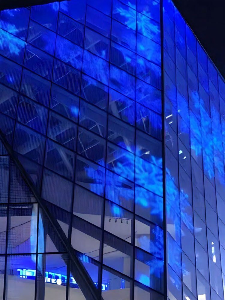 transparent led glass screen