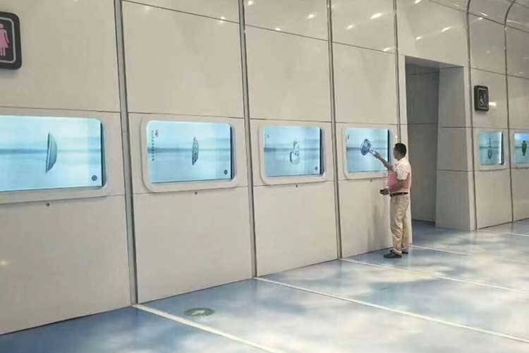 transparent lcd display cabinet 2