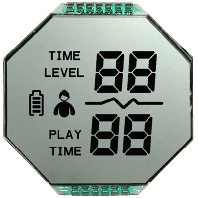 htn segment positive reflective display grey background and black letters lcd panel.png