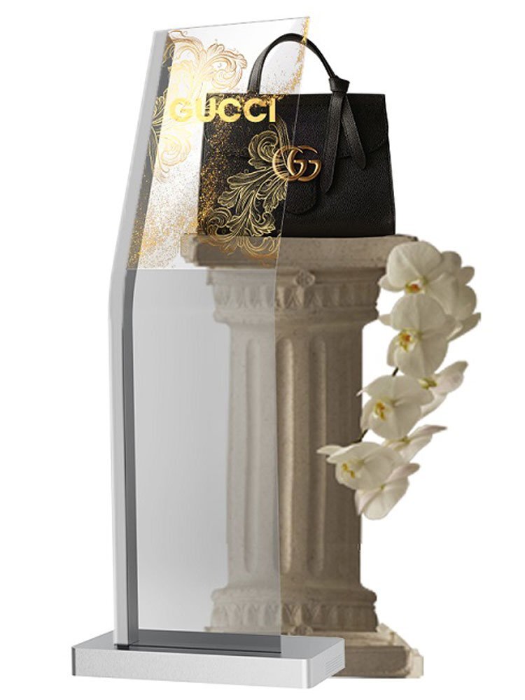 30 inch transparent oled all in one inquiry machine