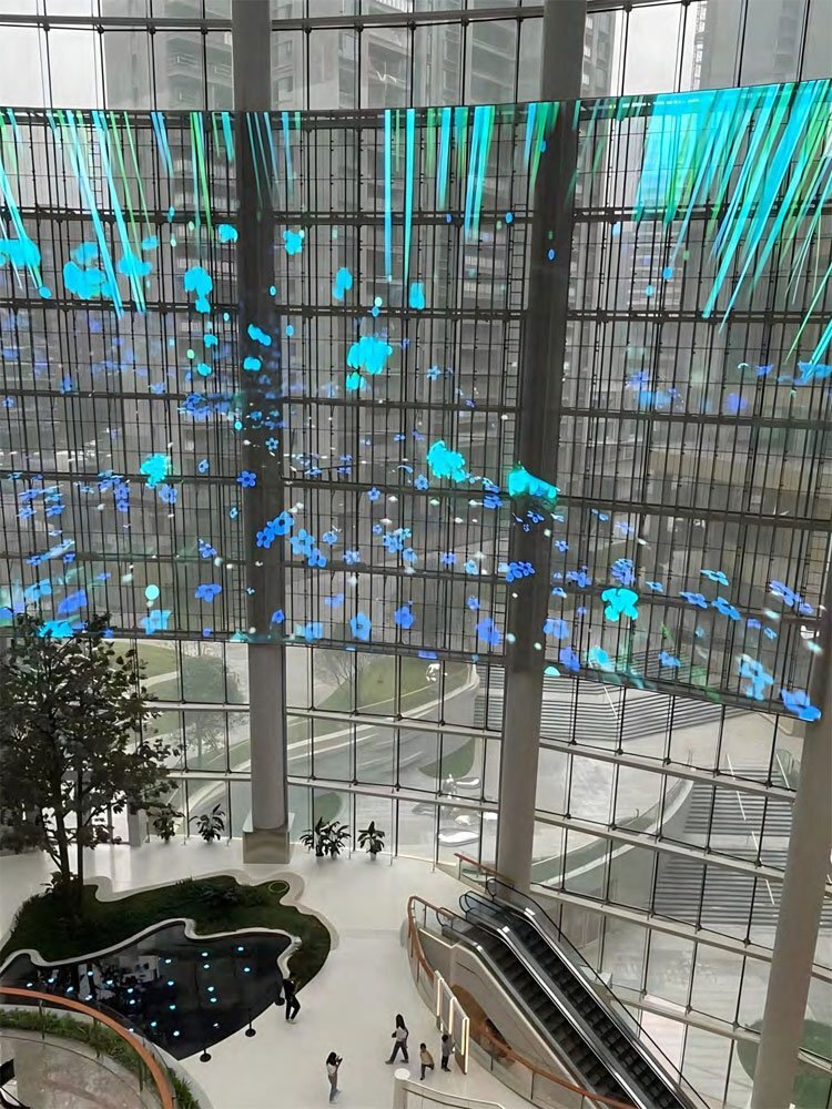 led indoor transparent screen 2