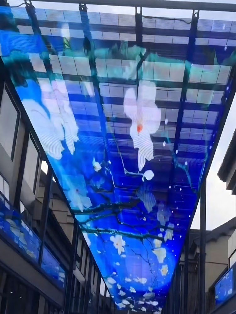 led outdoor mesh screen 2