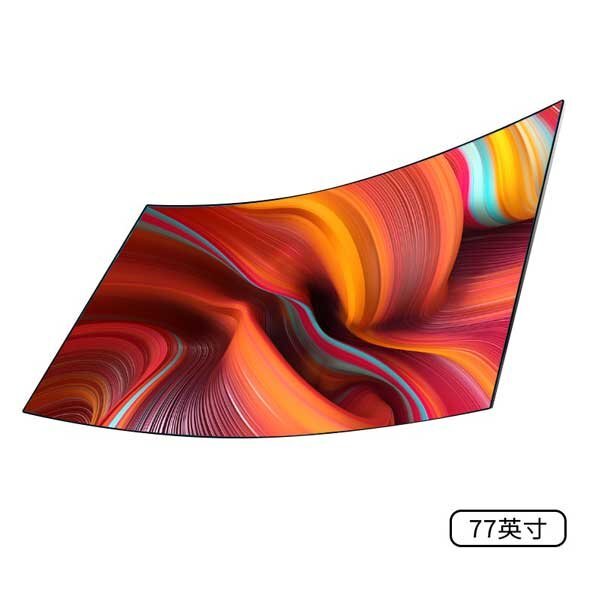 77inch flexible oled display