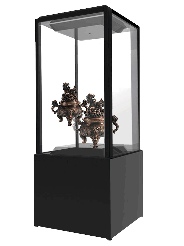 transparent oled display cabinet