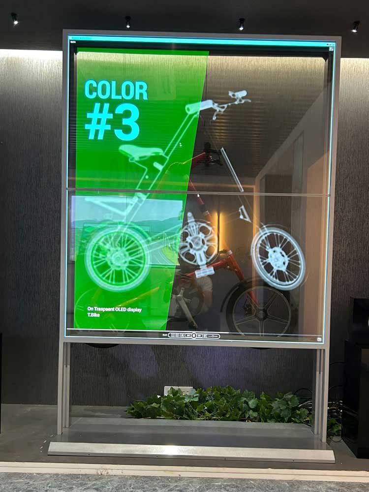 transparent oled video wall