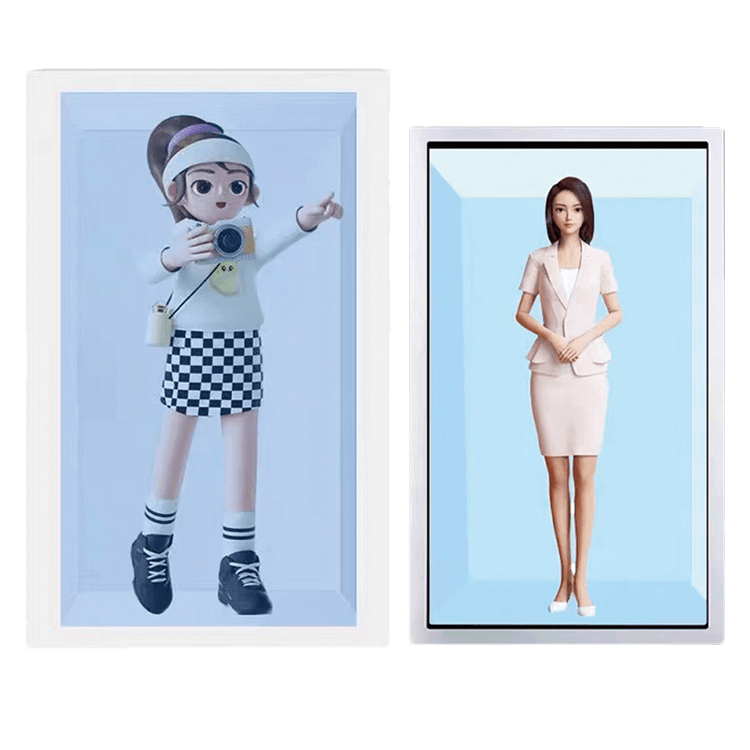transparent lcd digital human display