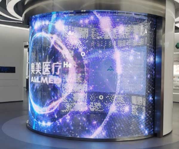 p10 1 transparent led flexible film screen