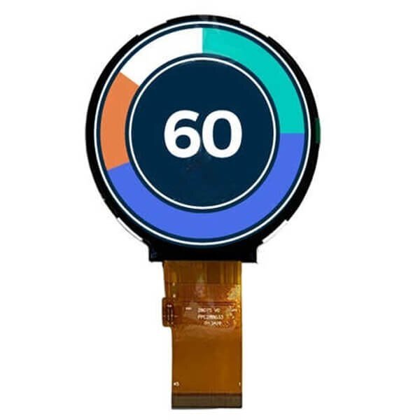 2.8 inch 480x480 ips viewing angle st7701s rgb interface high brightness round tft lcd