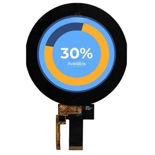 3.4 inch round 800x800 high contrast mipi interface with capacitive touch tft lcd module industrial