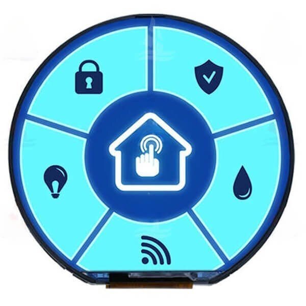 3.6 inch 544x506 wide temperature st72566 tft lcd rgb lcd module with full view angle