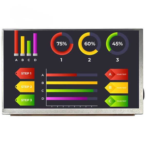 6.7 inch 1920x1080 hdmi interface full viewing angle high contrast high brightness tft lcd with capacitive touch panel
