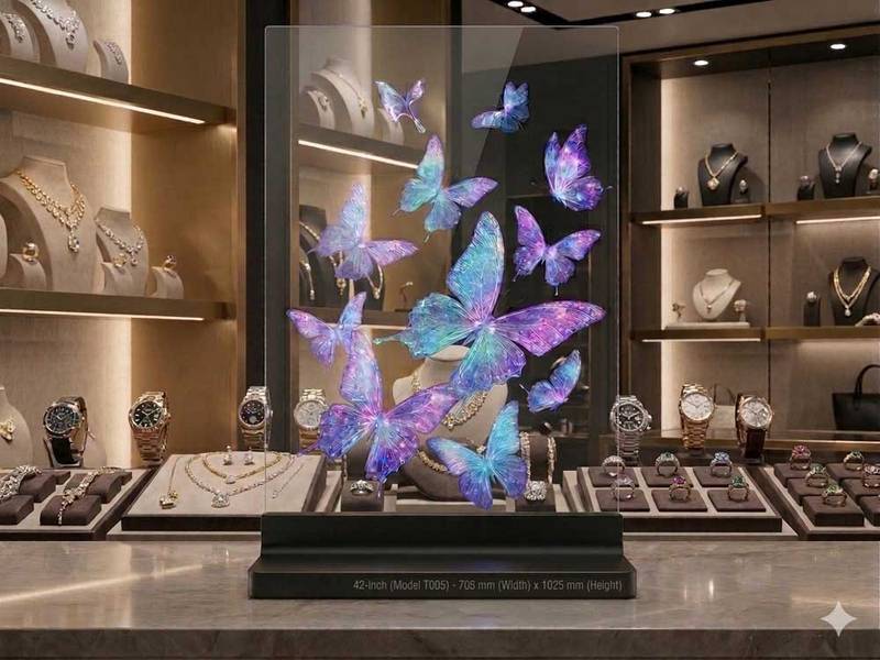 42 inch micro led transparent display