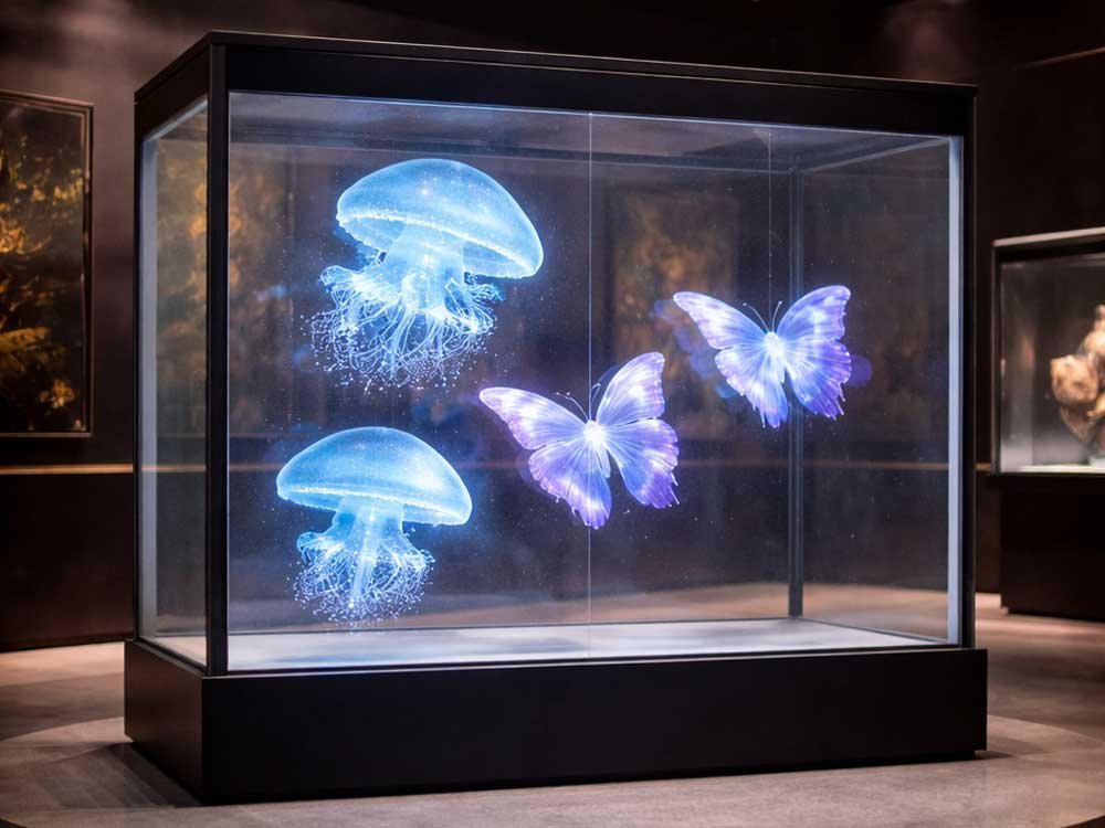 83 inch microled transparent display