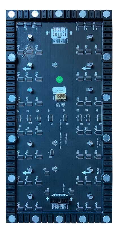 flexible led display backview