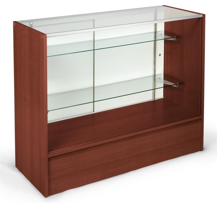 a traditional static display cabinet
