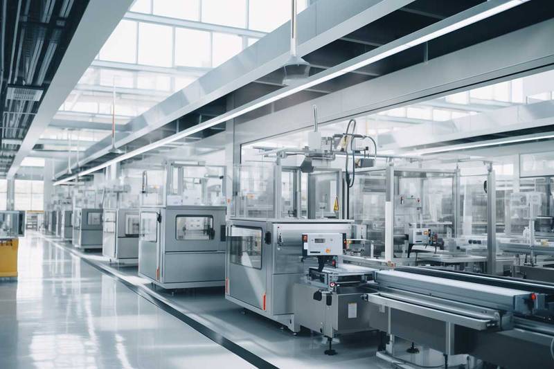 displayman a production line inside of a lcd display factory space 2