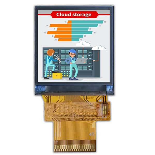 1.3 inch 240x240 square tft st7789t3 g4 controller ic mcu+spi+rgb interface transmissive type tft lcd panel