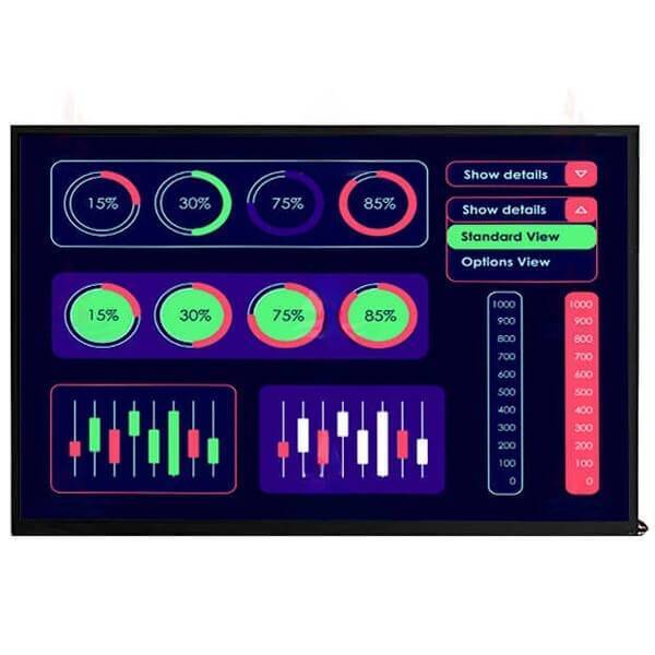 10.1 inch 1280x800 ips wide temperature tft lcd module with lvds interface