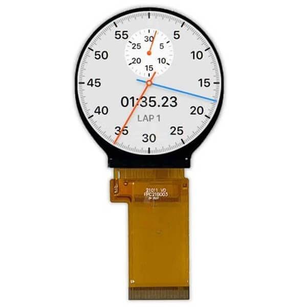 2.1 inch high contrast round lcd module st7701s driver ic 480x480 industrial tft lcd