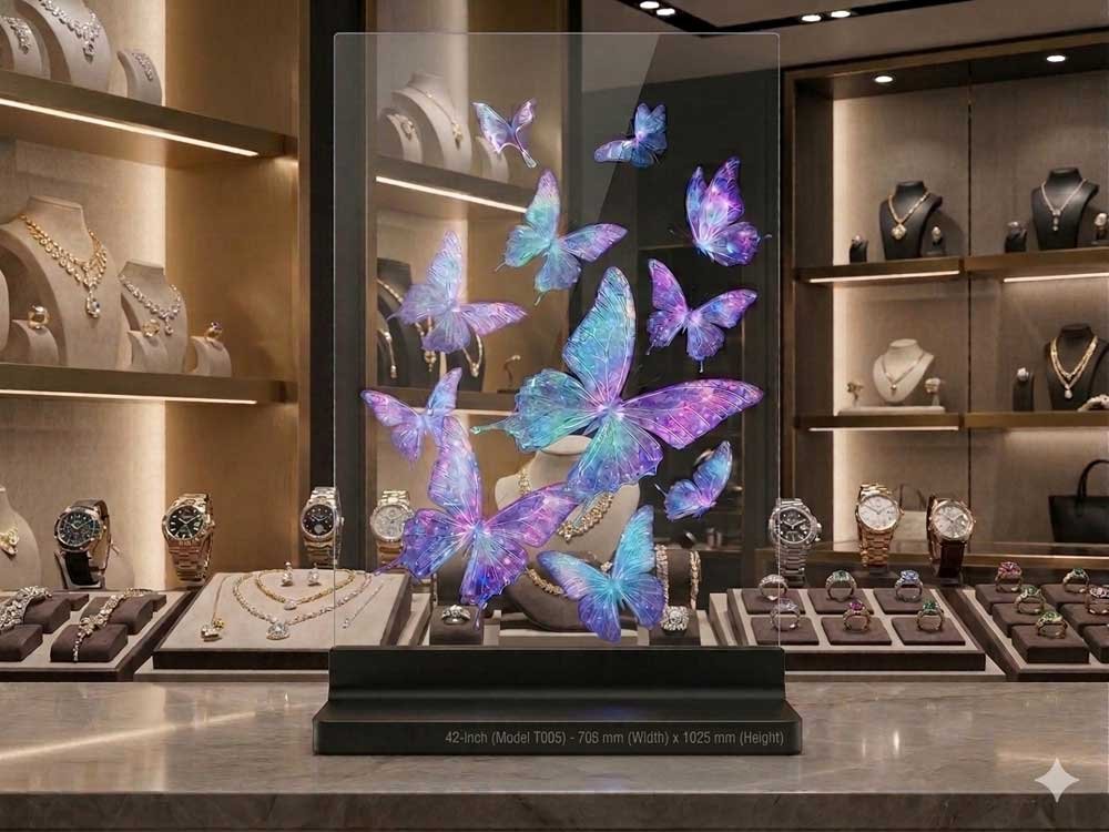 42 inch micro led transparent display