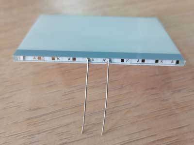 LED backlight PCB with metal PIN