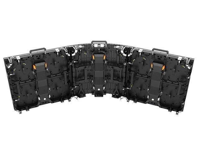 curved rental led display modular system