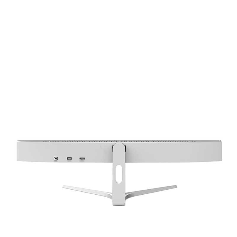 30-inch T-base desktop transparent OLED display rear view