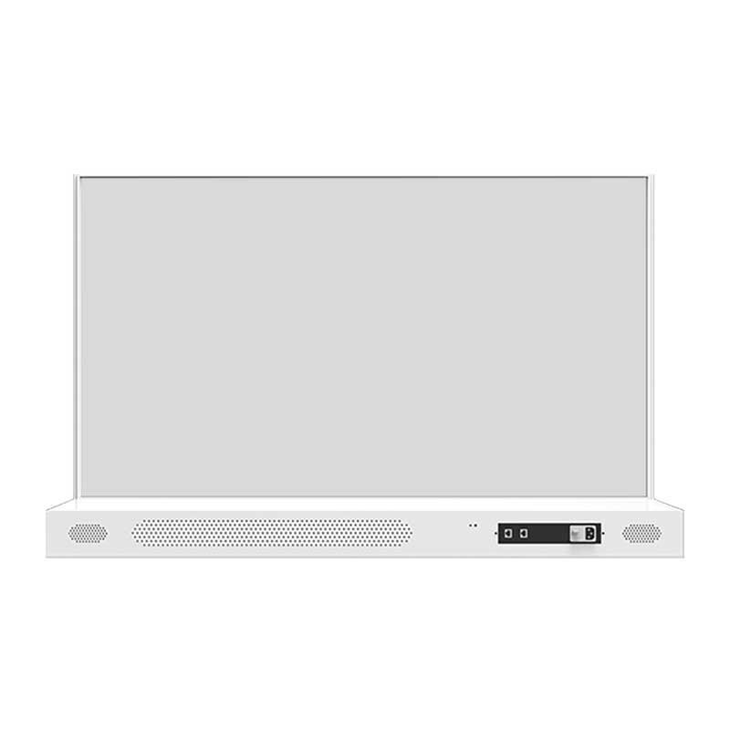55-inch integrated control base desktop transparent OLED display rear view