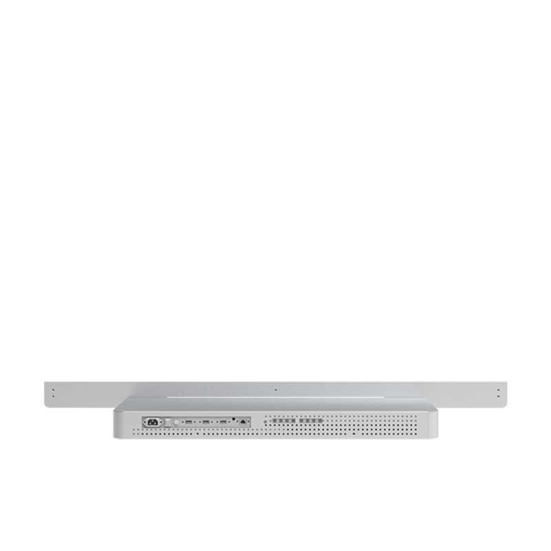 55-inch product platform base desktop transparent OLED display rear view